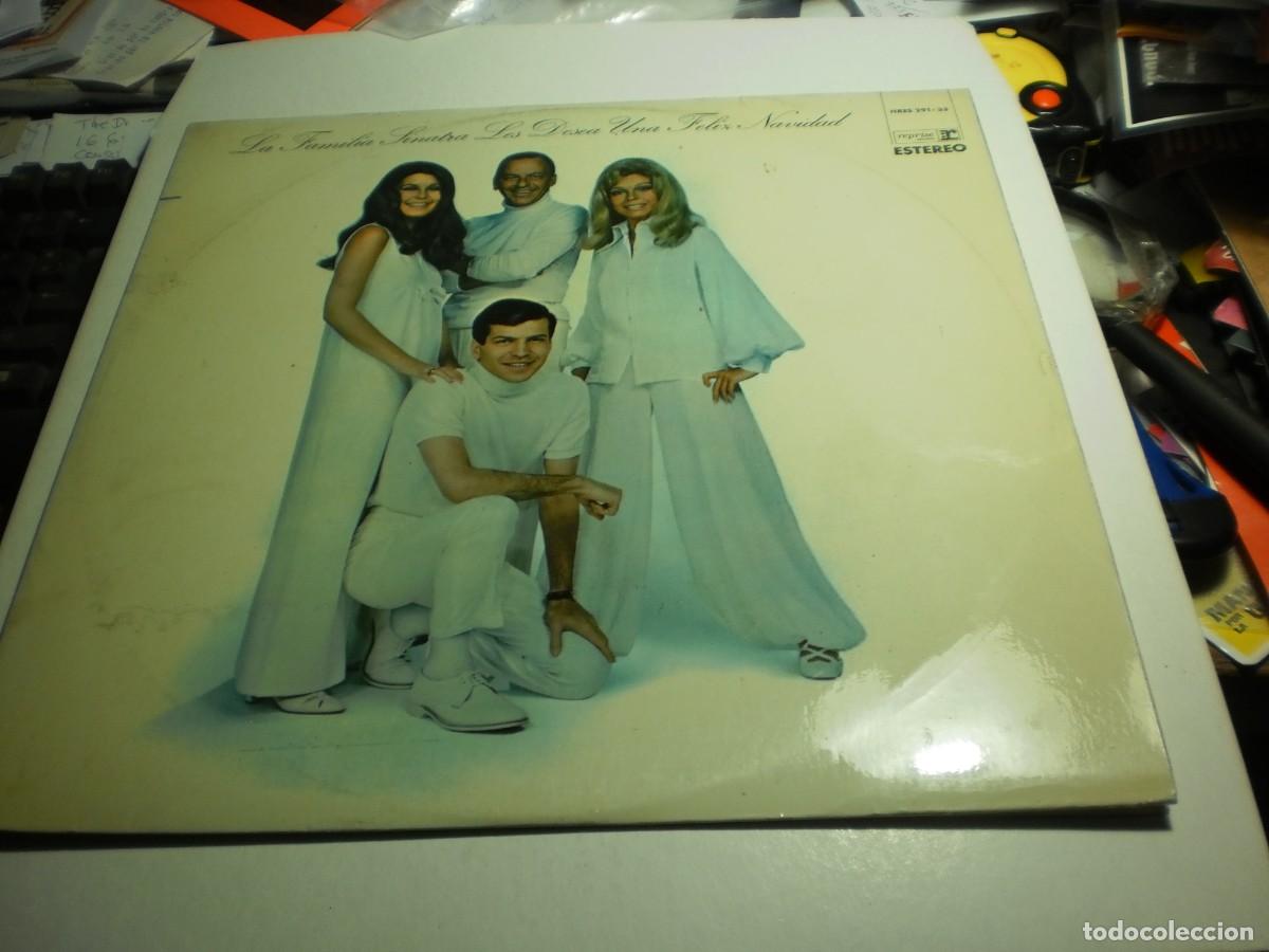 Discos de vinilo: lp la familia sinatra les desea una feliz navidad. reprise 1971 spain (seminuevo)