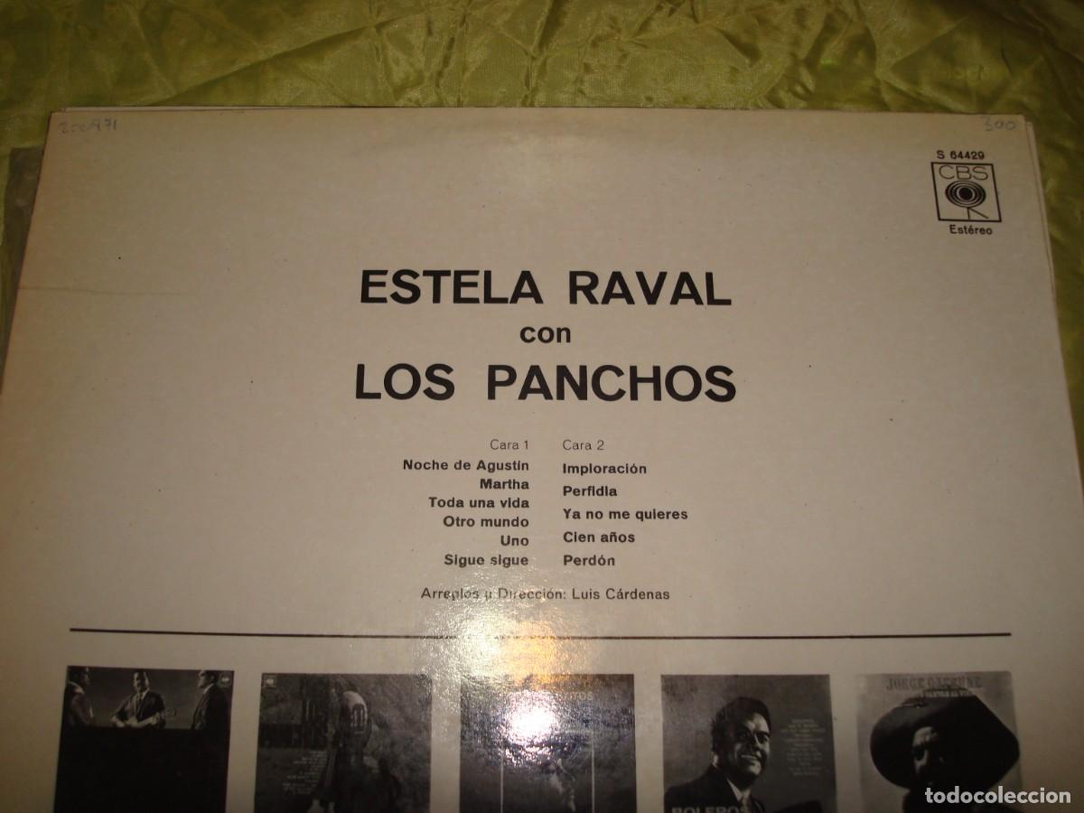 Discos de vinilo: ESTELA RAVAL CON LOS PANCHOS. CBS, 1971. IMPECABLE(#) - Foto 2