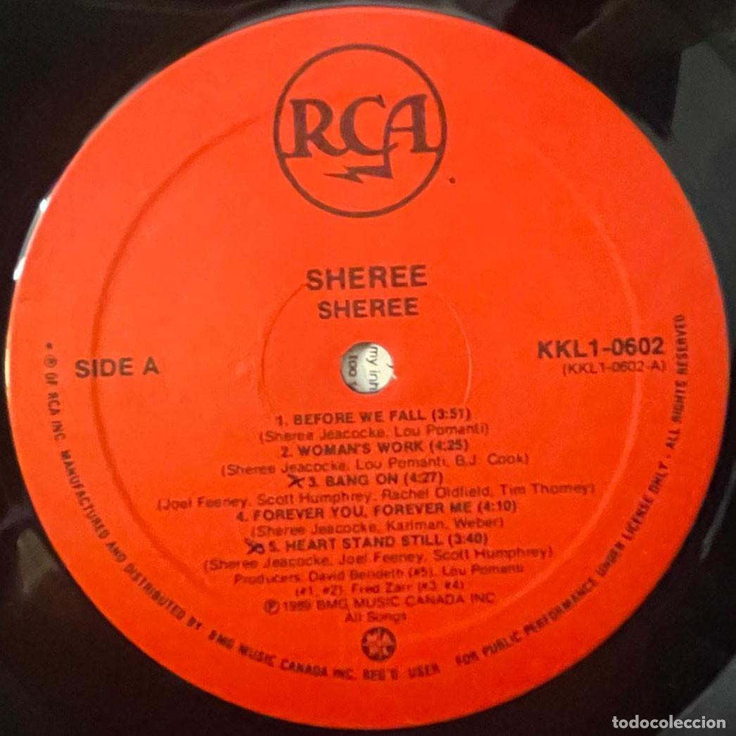 Discos de vinilo: SHEREE / SHEREE / LP RCA 1989 / CANADA - Foto 5