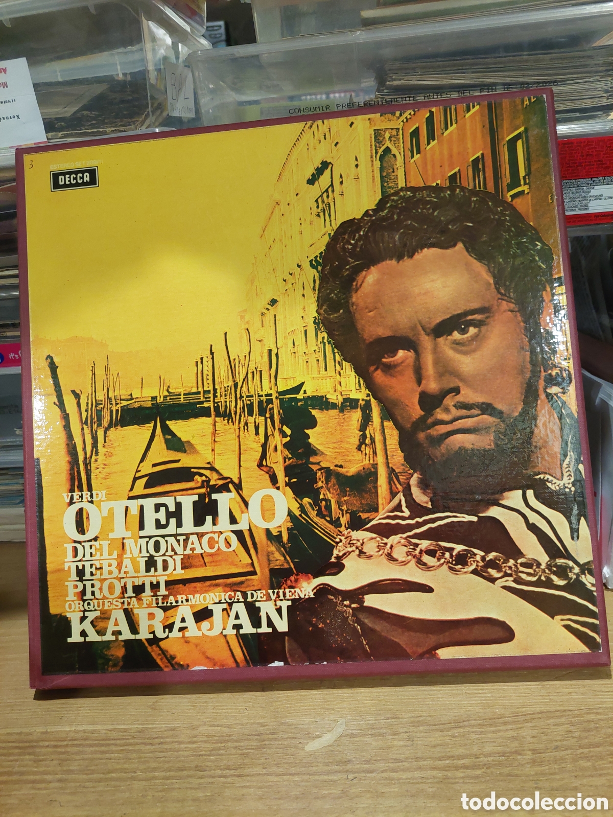 Discos de vinilo: Otelo karajan lp box - Foto 1