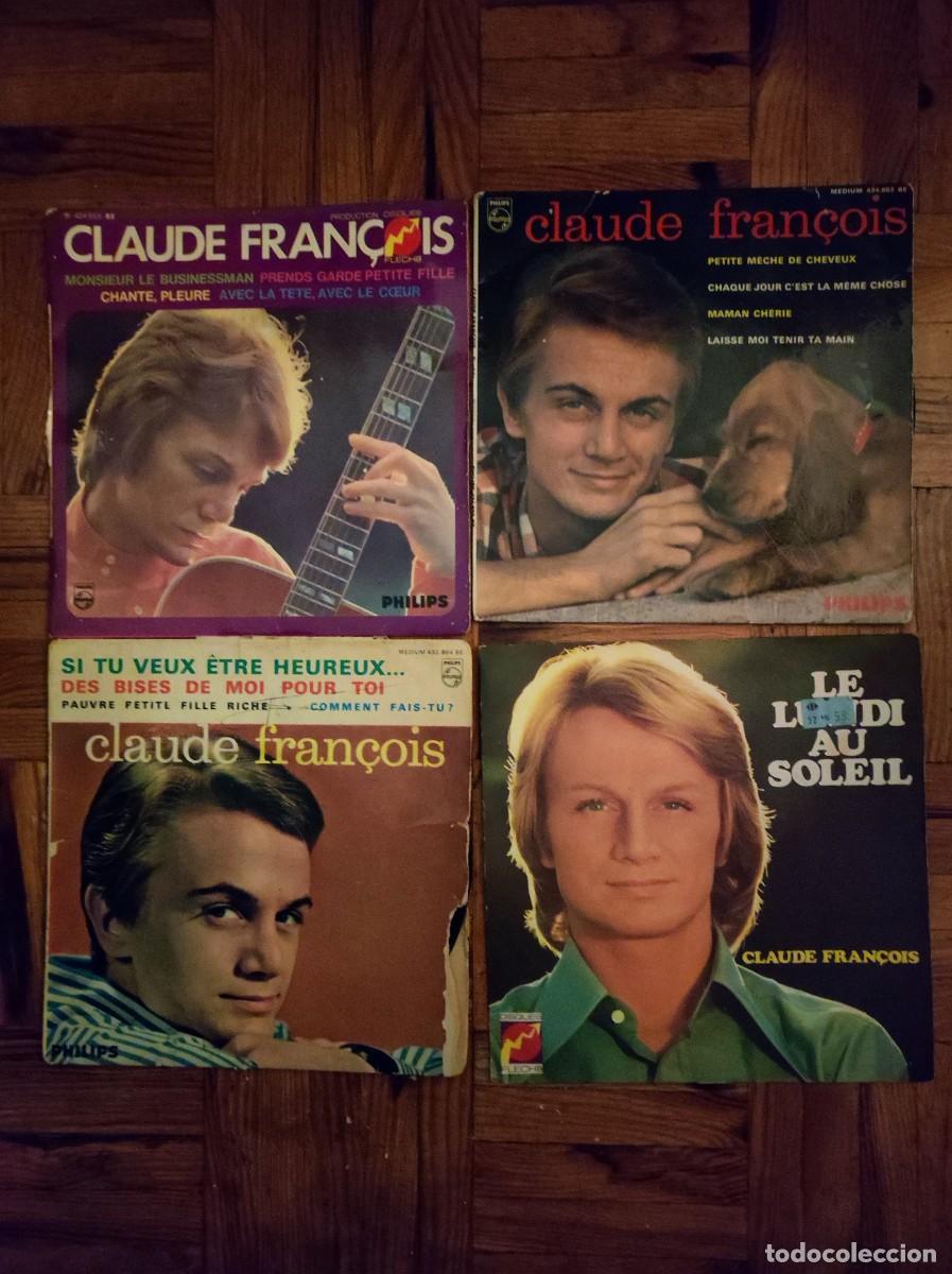 Discos de vinilo: lote 8 singles claude fran&ccedil;ois - Foto 1