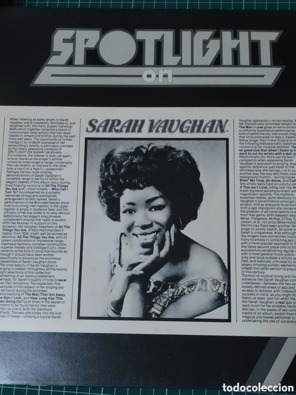 Discos de vinilo: Sarah Vaughan doble vinilo - Foto 2