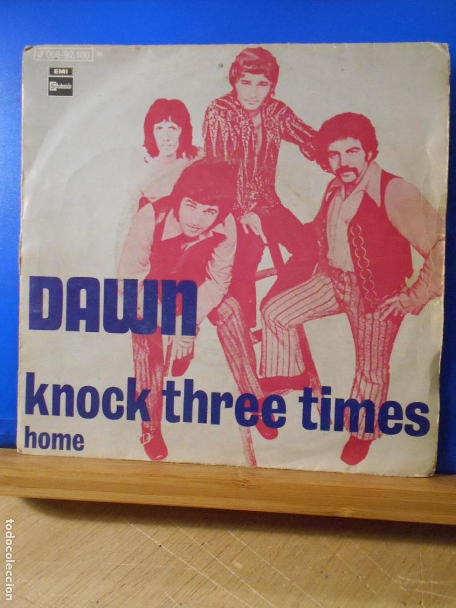 Discos de vinilo: Dawn, knock three timre, 7&rdquo;. - Foto 1