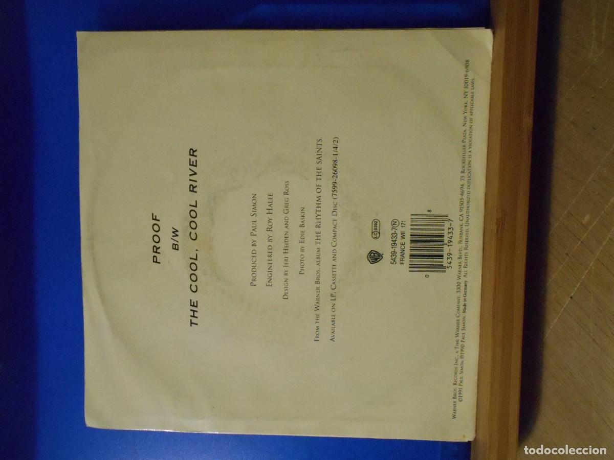 Discos de vinilo: Paul Simon, Proof. 7&rdquo;. single - Foto 2