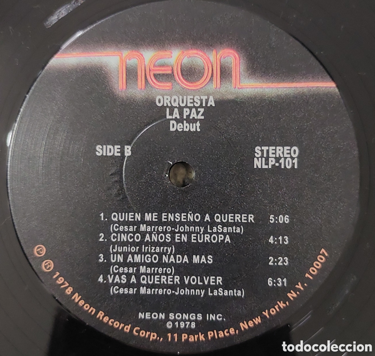 Discos de vinilo: Vinilo Salsa Orquesta La Paz - Foto 3