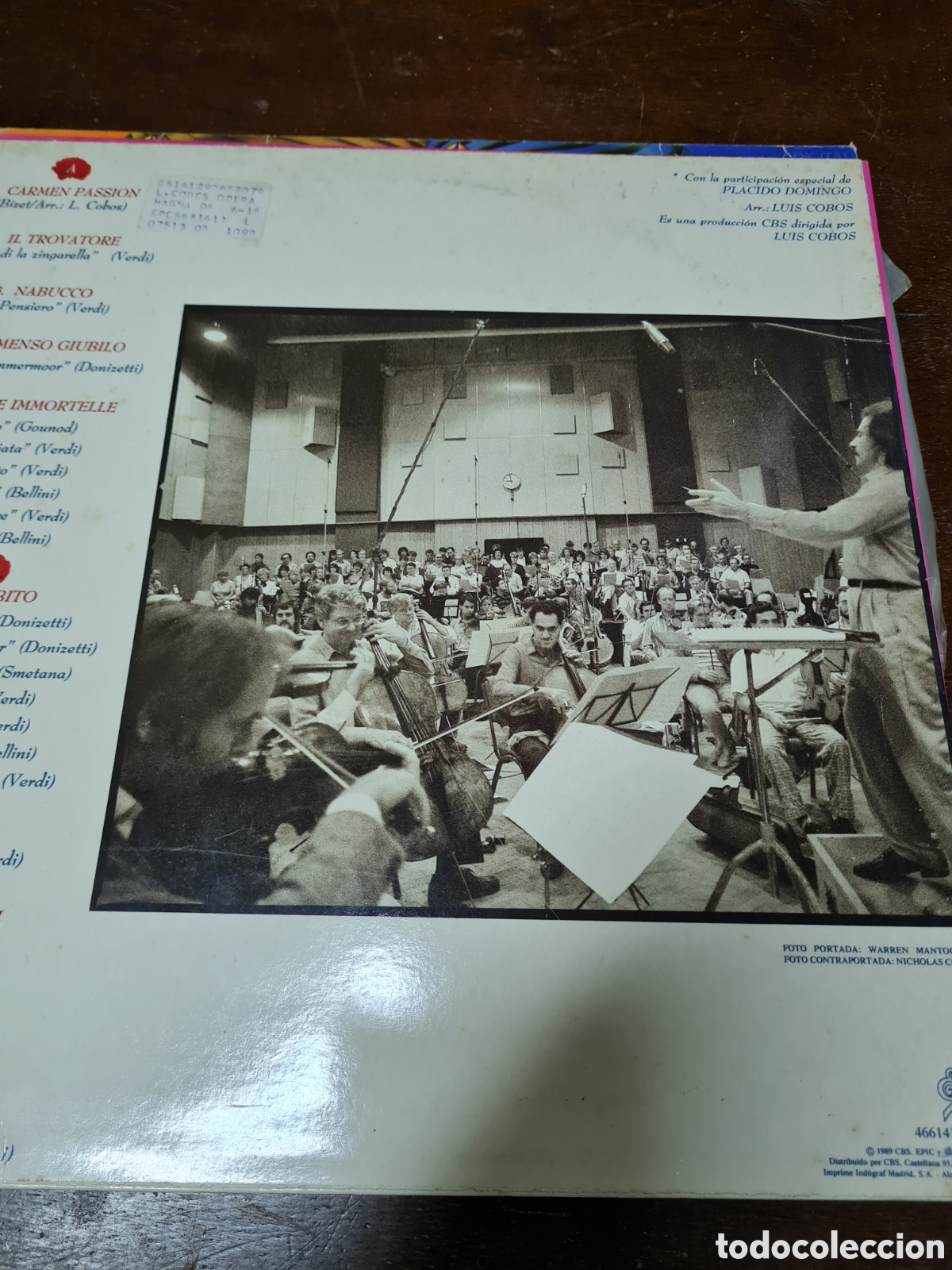 Discos de vinilo: 7 discos LUIS COBOS a&ntilde;os 80 - Foto 8