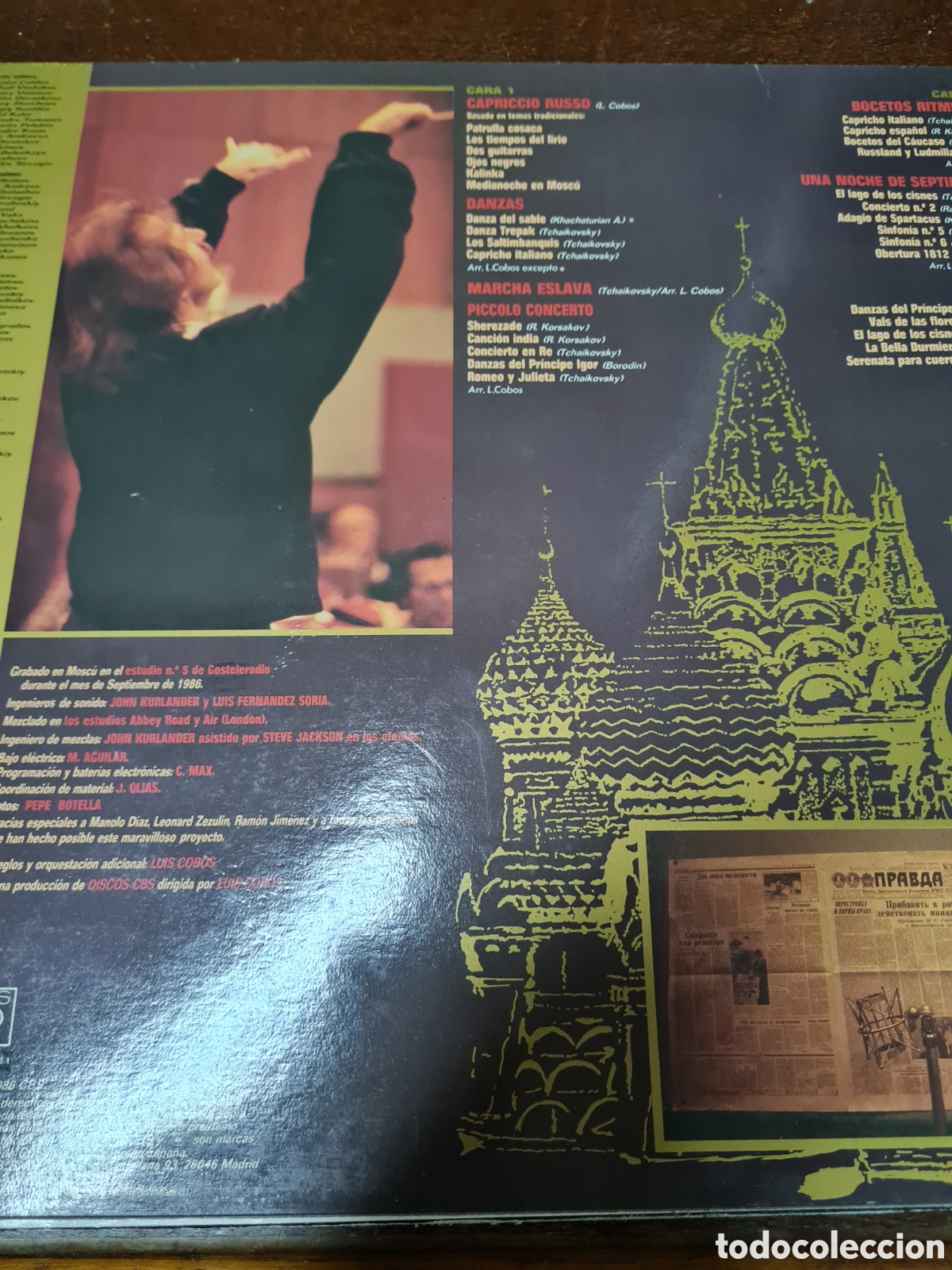 Discos de vinilo: 7 discos LUIS COBOS a&ntilde;os 80 - Foto 20