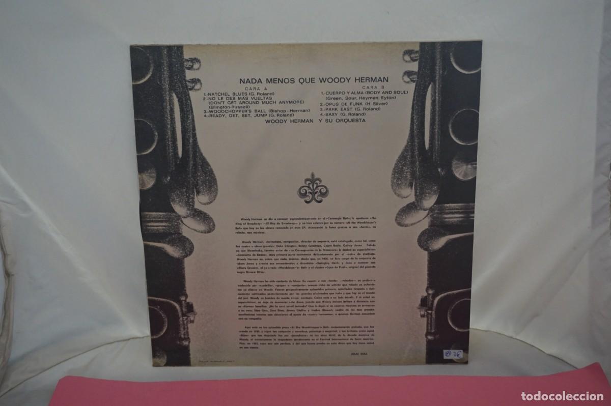 Discos de vinilo: LP - NADA MENOS QUE WOODY HERMAN - Foto 3