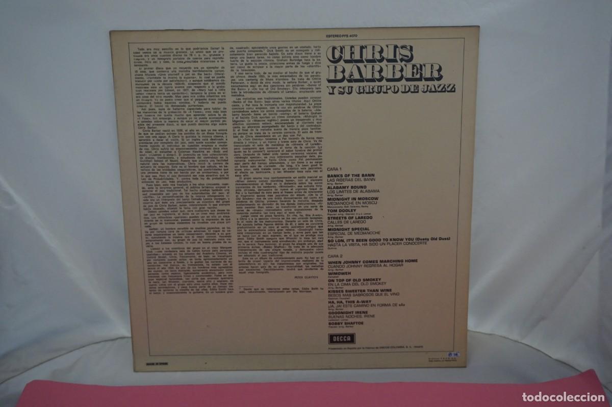 Discos de vinilo: LP - FOLK BARBER STYLE - CHRIS BARBER - Foto 3