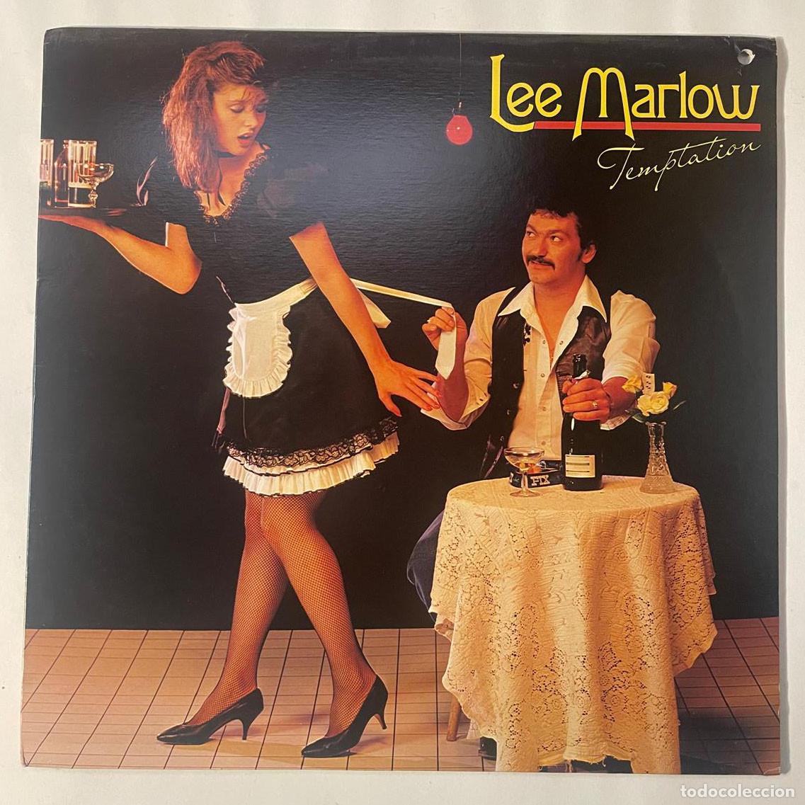 Discos de vinilo: LEE MARLOW / TEMPTATION / LP RCA 1984 / CANADA - Foto 1