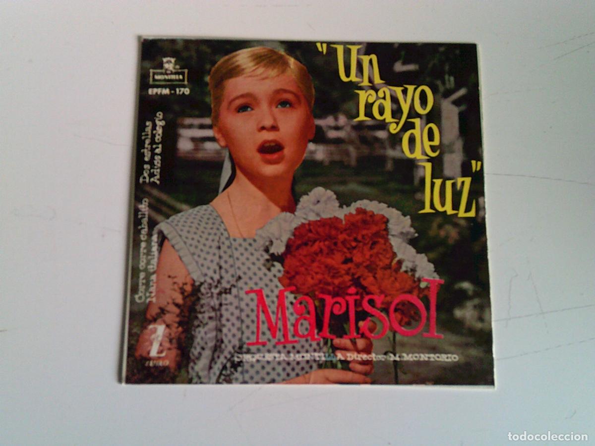 Discos de vinilo: Single Un rayo de luz Marisol - Foto 1