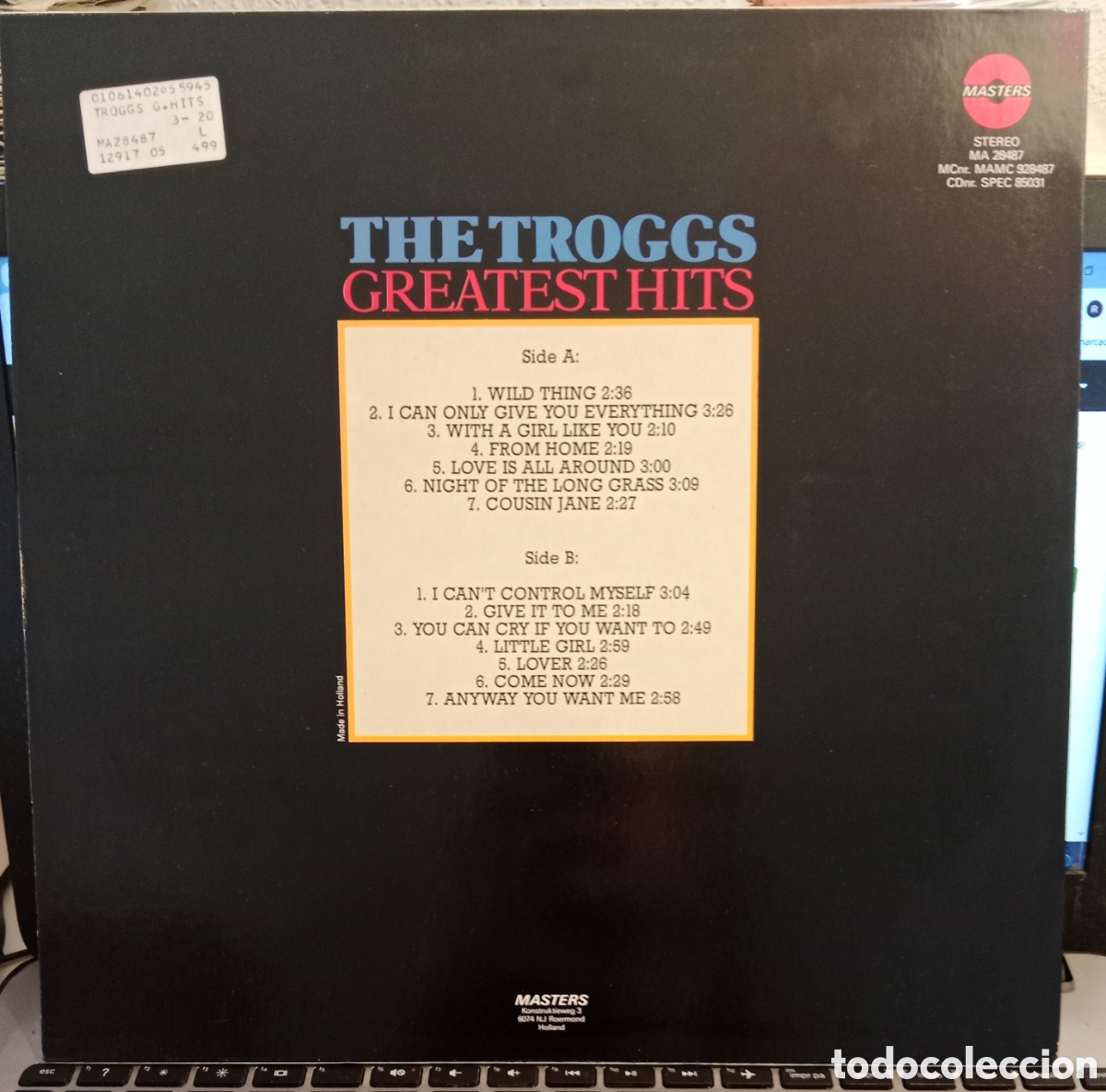 Discos de vinilo: The Troggs - Greatest hits Lp - Foto 2