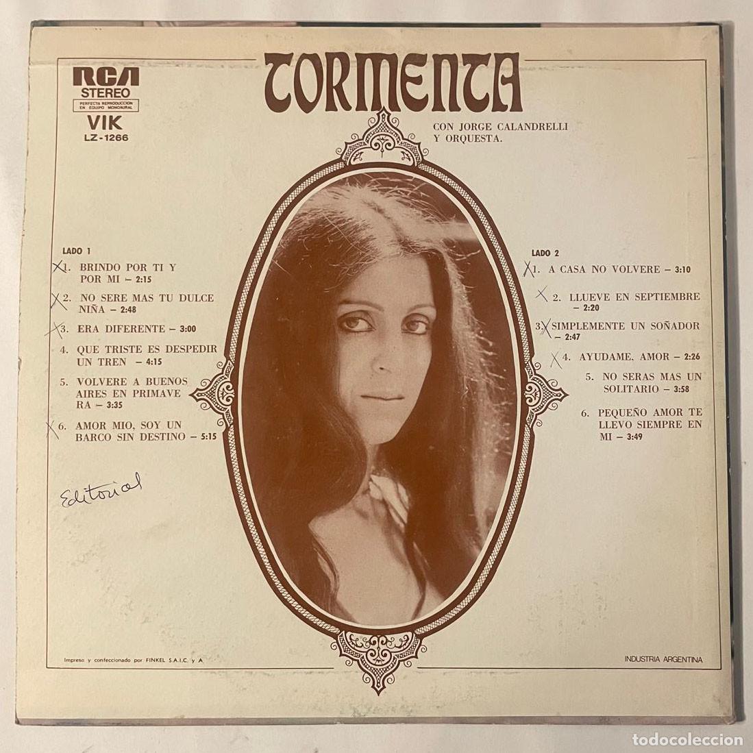 Discos de vinilo: TORMENTA / TORMENTA / LP RCA 1974 / ARGENTINA - Foto 2