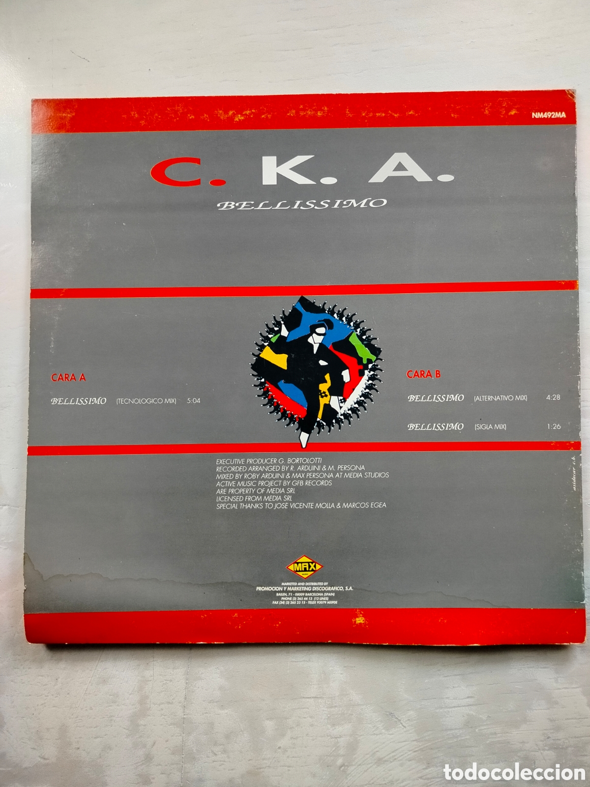 Discos de vinilo: C.K.A. Maxi-Single 1991 - Foto 2