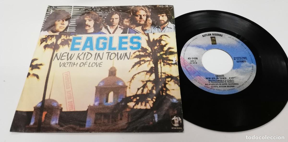 Discos de vinilo: SCO29-Eagles - New Kid In Town (7&rdquo;, Single) - Foto 1
