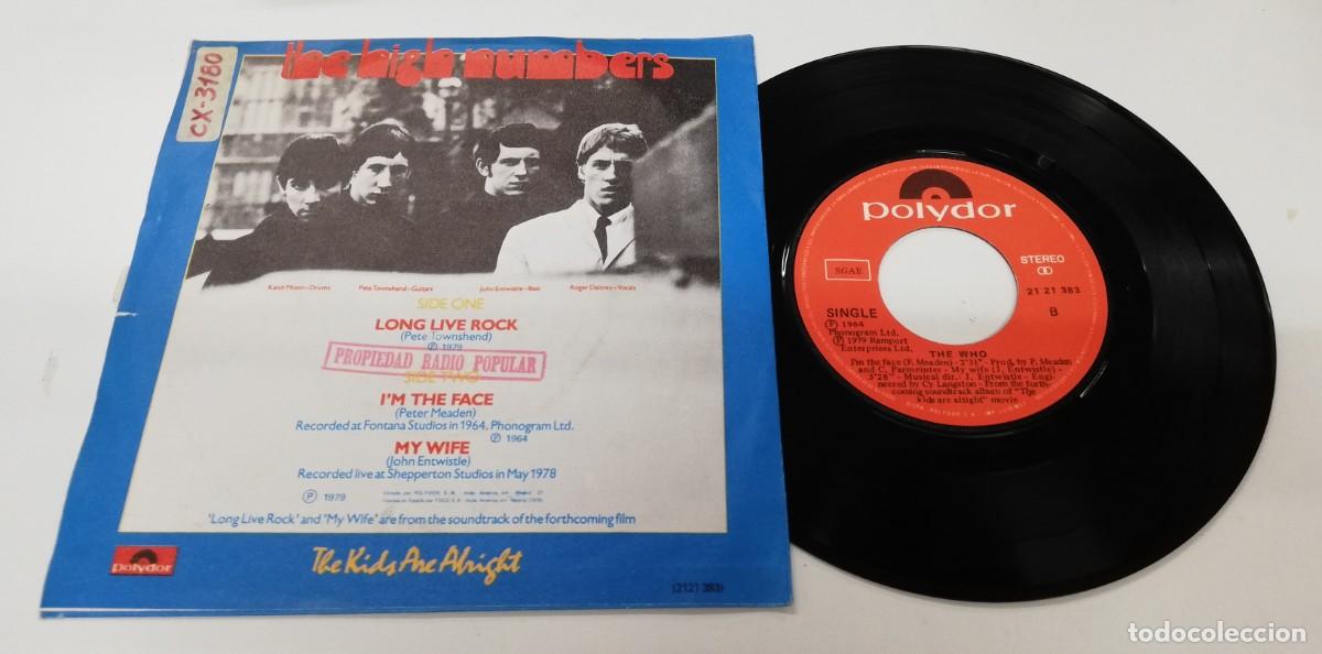 Discos de vinilo: SCO29-The Who - Long Live Rock (7&rdquo;, Single) - Foto 2