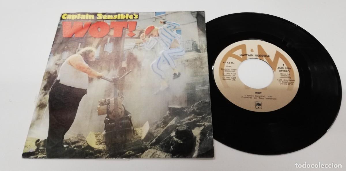 Discos de vinilo: SCO29-Captain Sensible - Wot (7&rdquo;, Single) - Foto 1