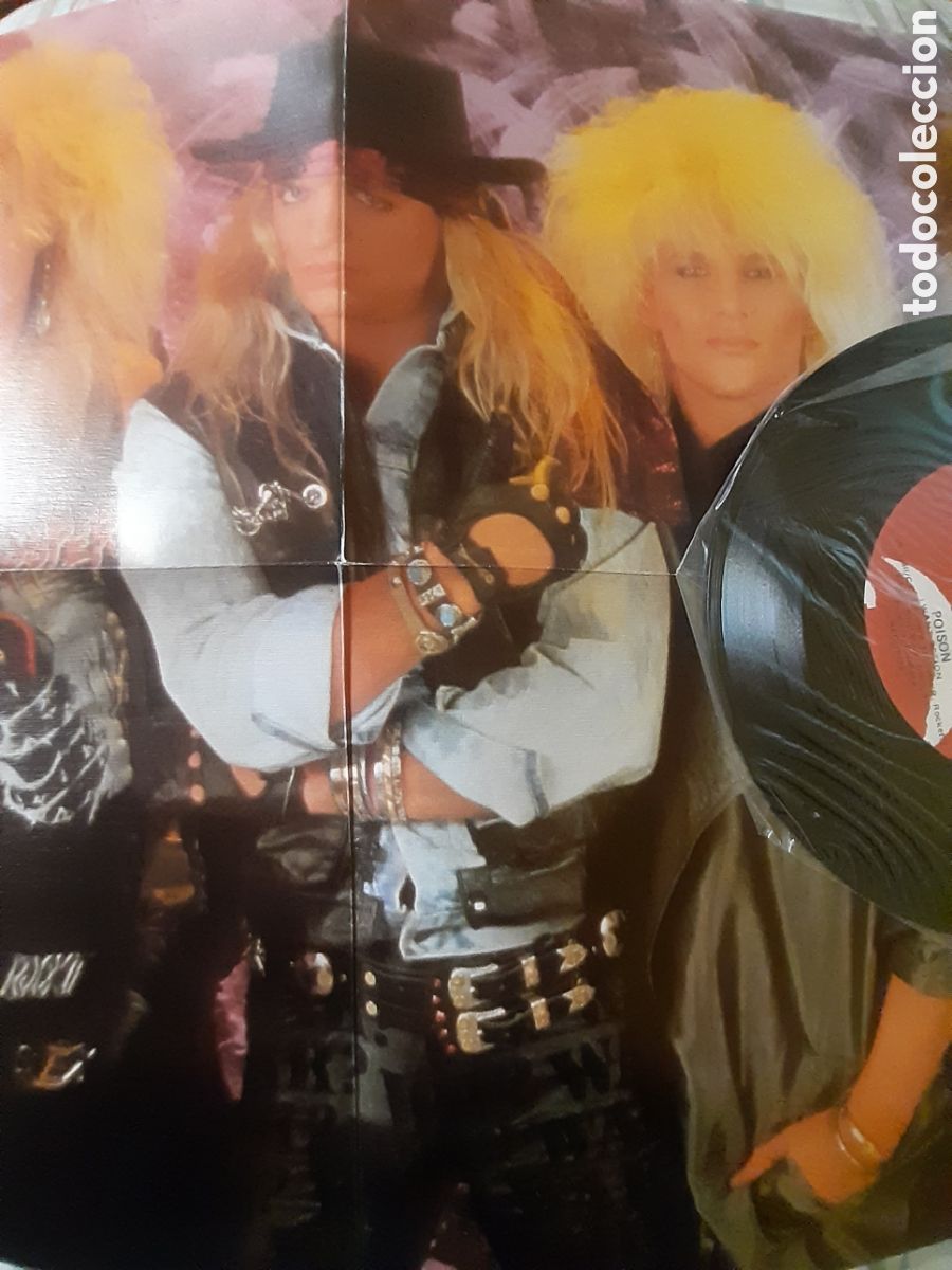 Discos de vinilo: Poison - I want action - single - Foto 6