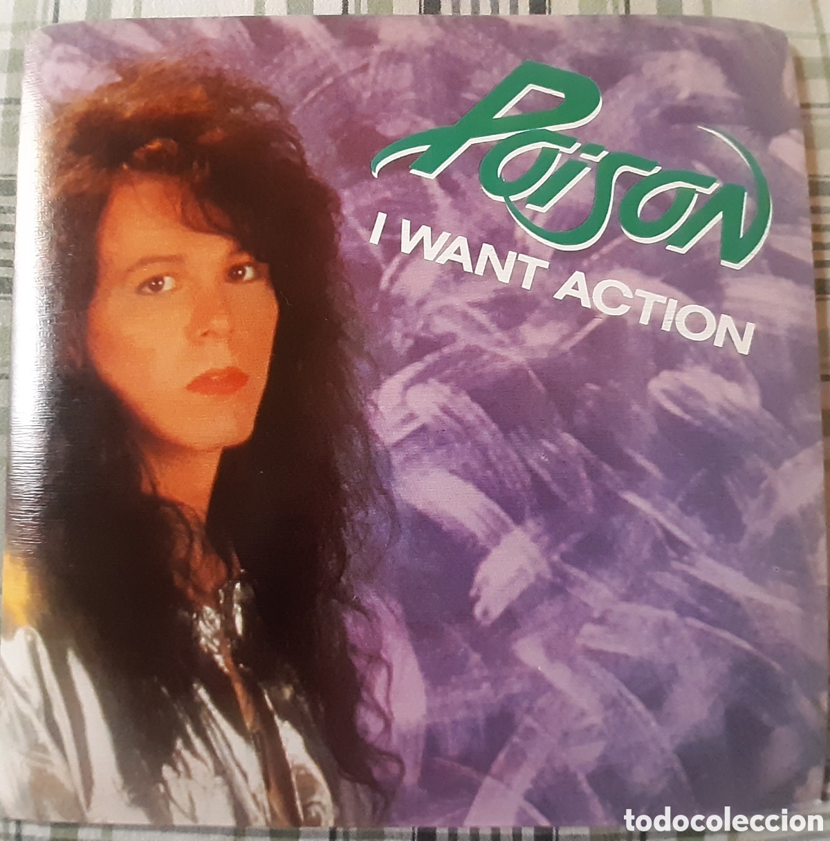Discos de vinilo: Poison - I want action - single - Foto 1