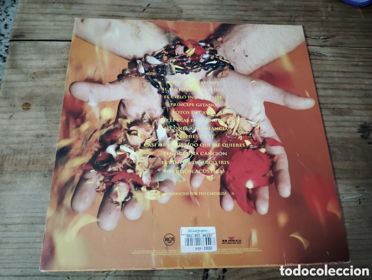 Discos de vinilo: COMPLICES - PREGUNTAS Y FLORES , 1993 - Foto 2
