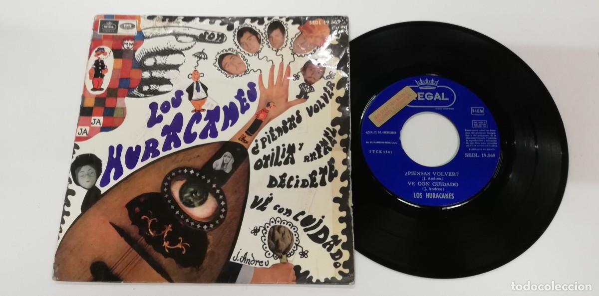Discos de vinilo: SCO35-Los Huracanes - Decidete (7&rdquo;, EP) - Foto 1