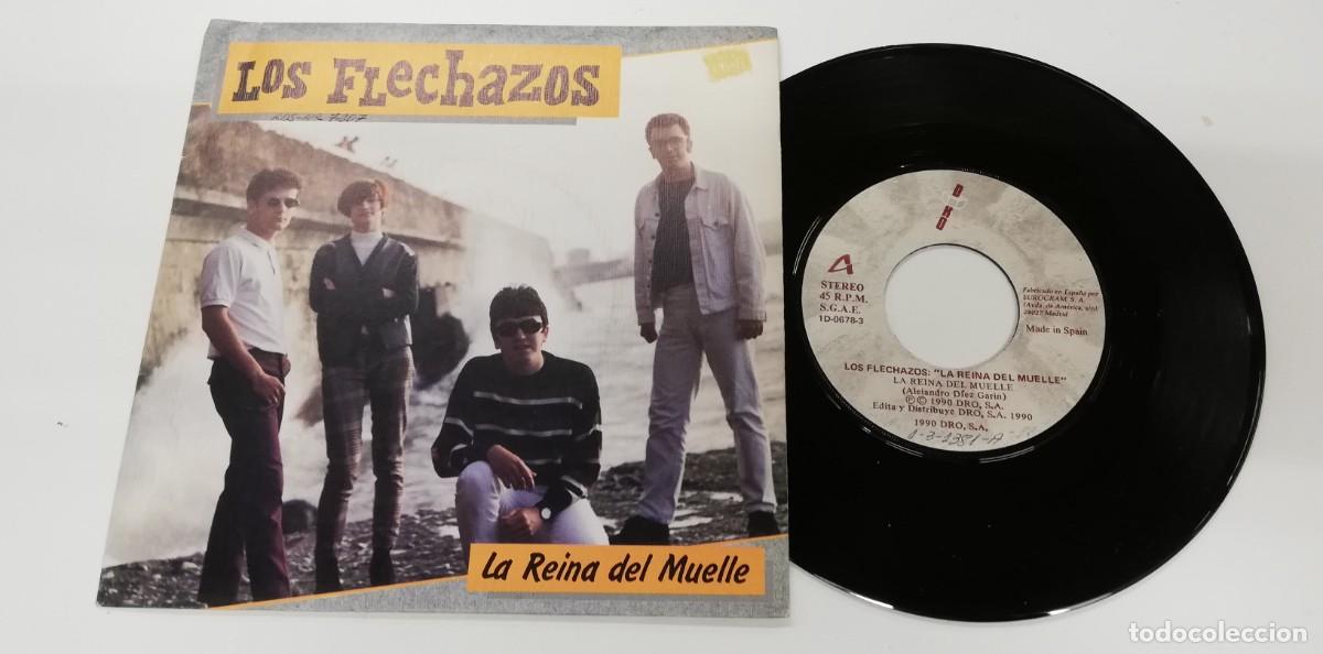 Discos de vinilo: SCO35-Los Flechazos - La Reina Del Muelle (7&rdquo;, Single) - Foto 1