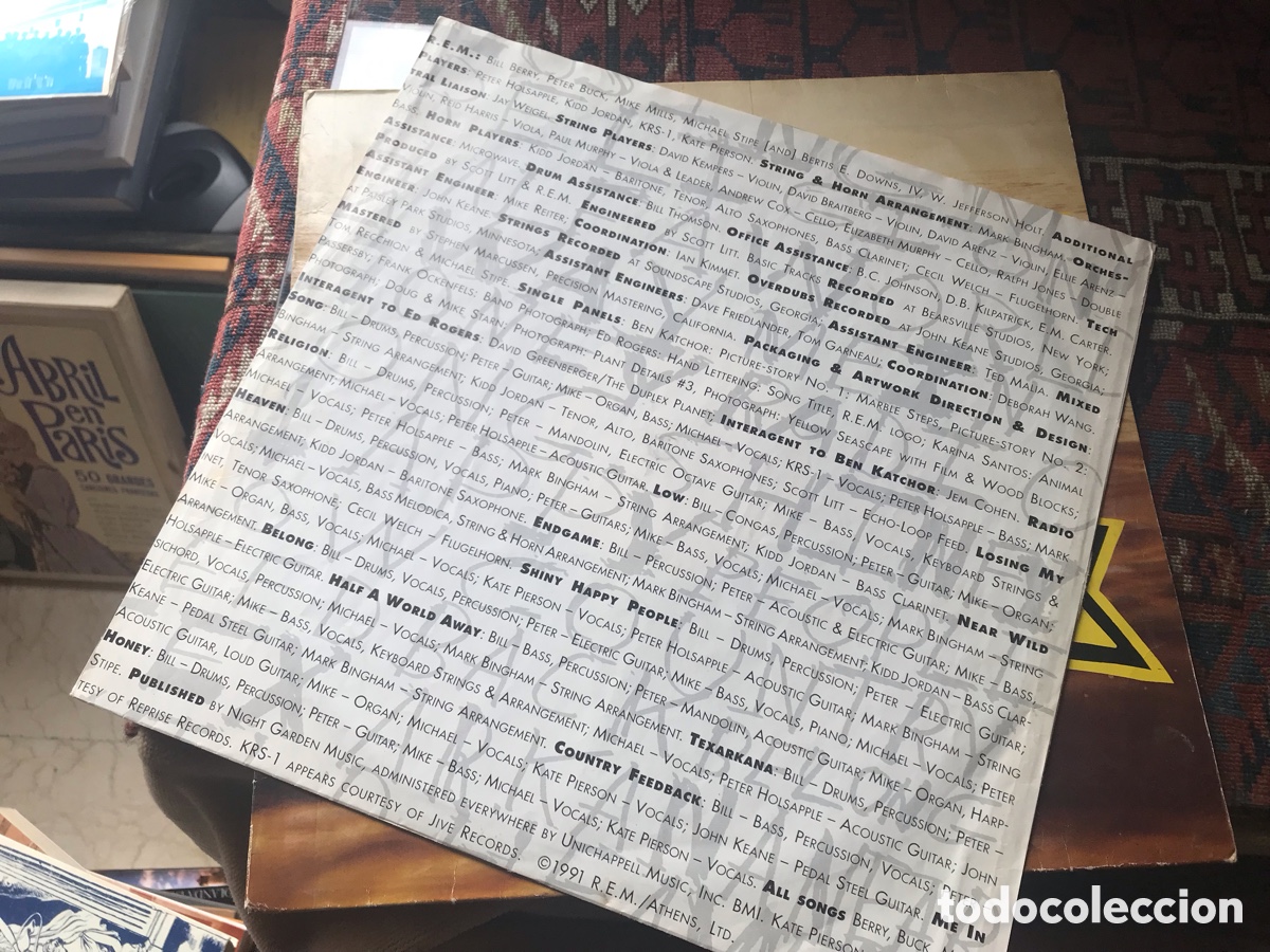 Discos de vinilo: Out of time. R.E. M. - Foto 3