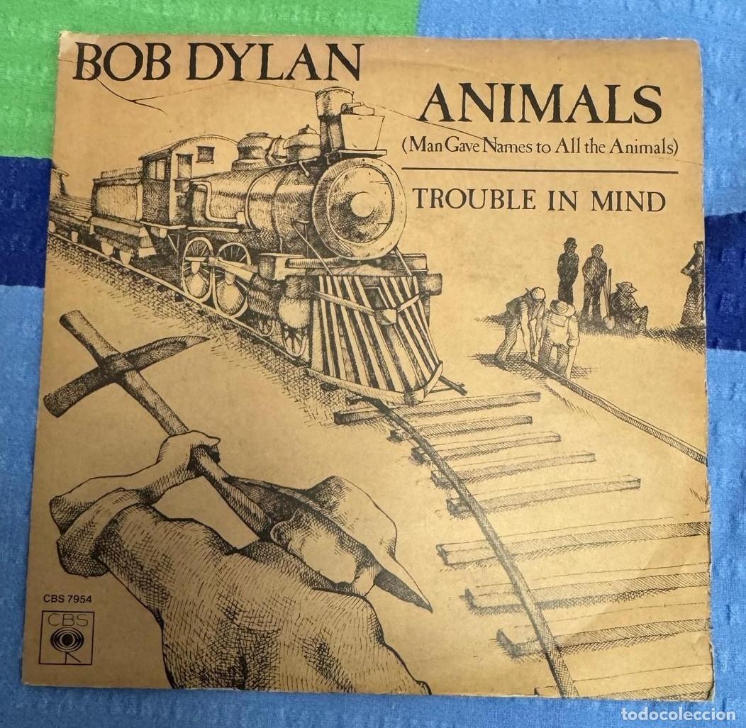 Discos de vinilo: bob dylan 45t Animals EX EX - Foto 1