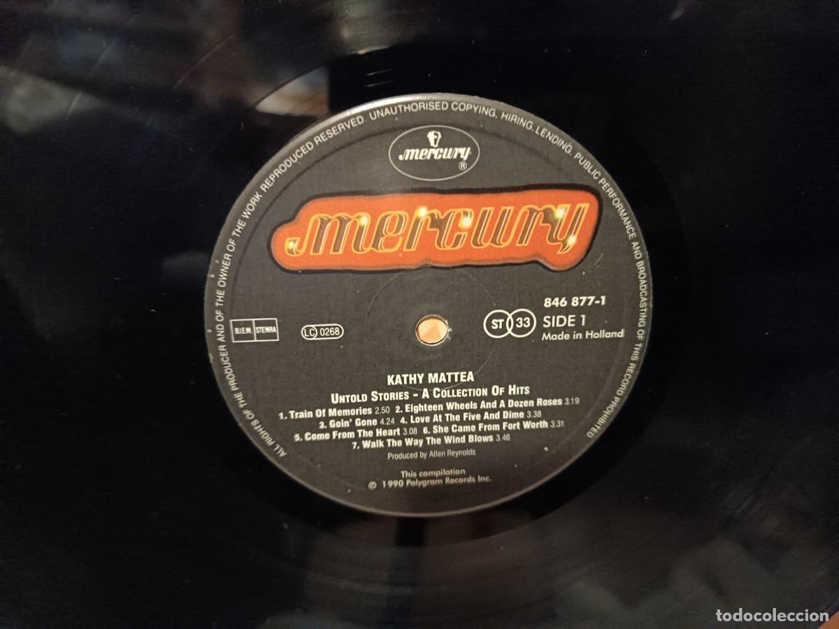 Discos de vinilo: Kathy Mattea Untolo Stories - Foto 3