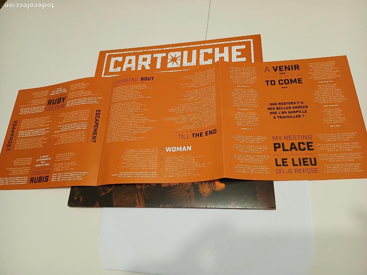 Discos de vinilo: CARTOUCHE -A VENIR- (2017) LP DISCO VINILO - Foto 5