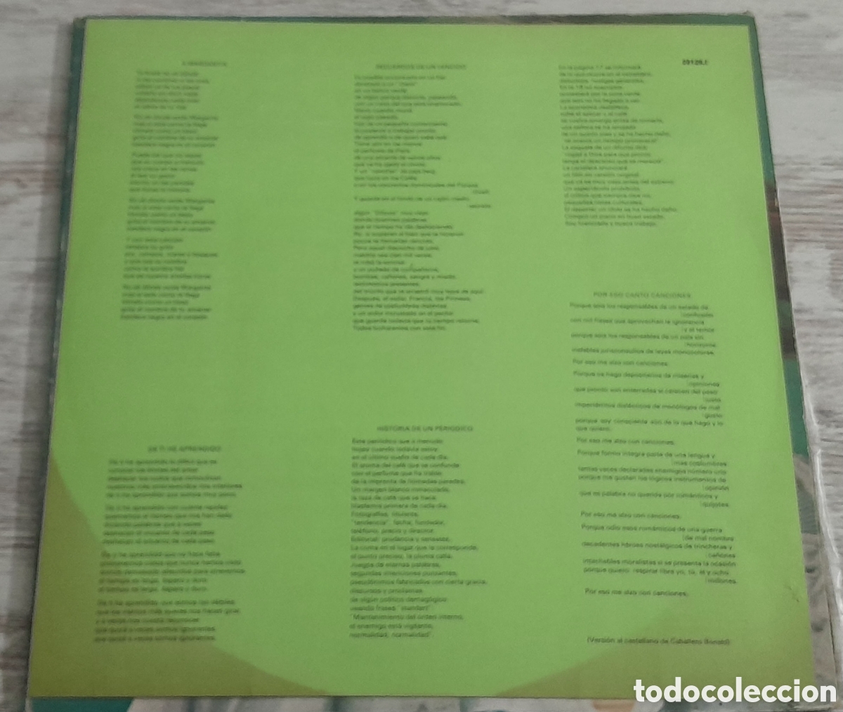 Discos de vinilo: JOAN ISAAC - VIURE - GATEFOLD - ARIOLA 1977 - Foto 5