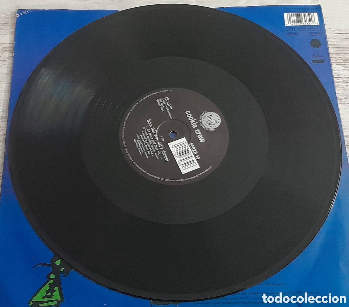 Discos de vinilo: COOKIE CREW - REMIX - 1989 FFRR RECORDS - Foto 3