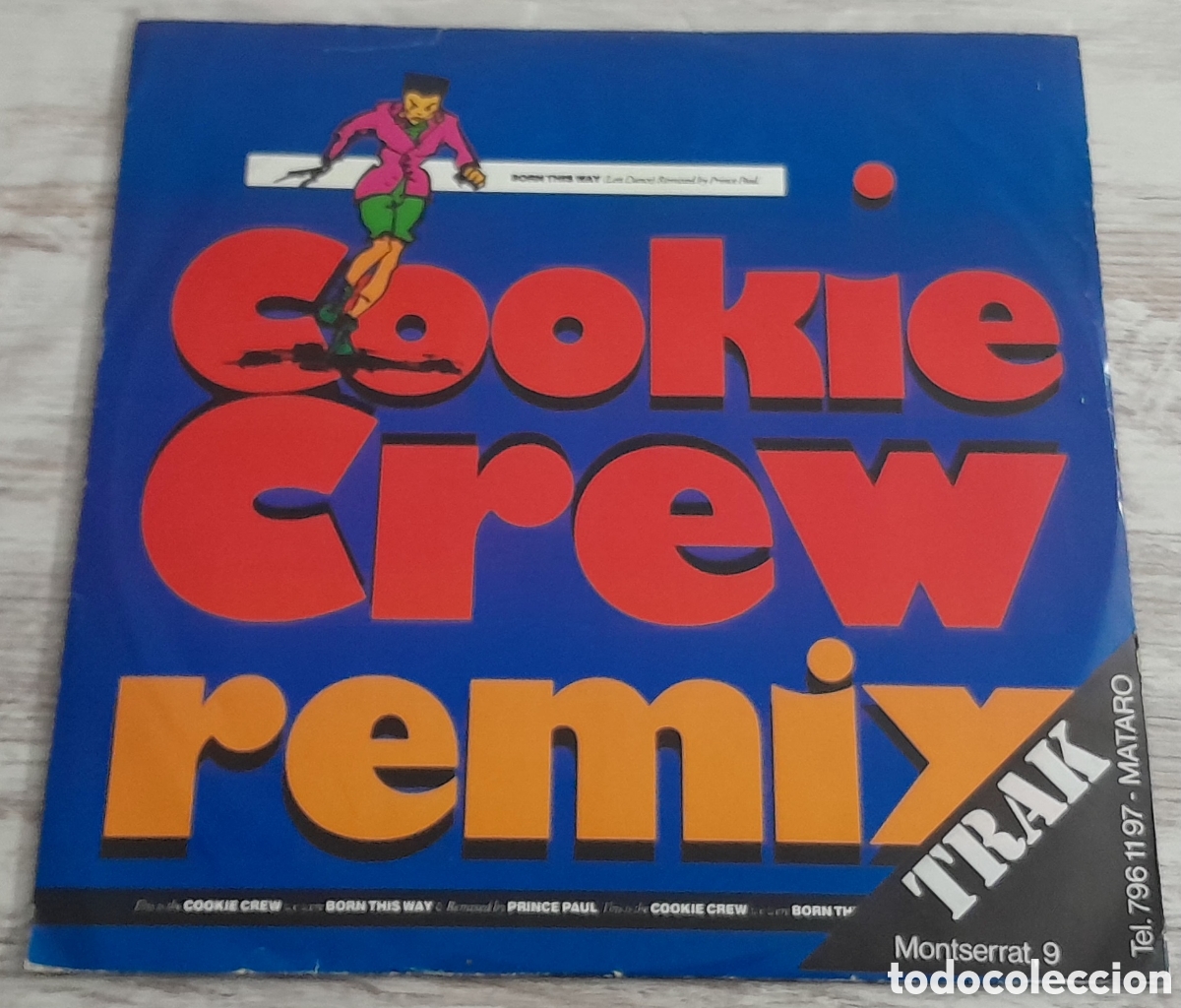 Discos de vinilo: COOKIE CREW - REMIX - 1989 FFRR RECORDS - Foto 1
