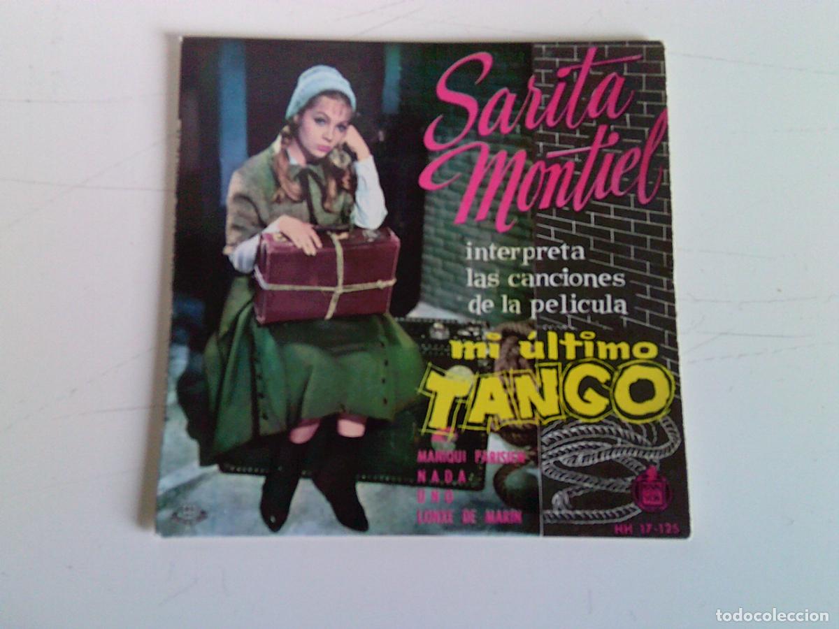 Discos de vinilo: Single Sarita Montiel Mi &uacute;ltimo tango - Foto 1