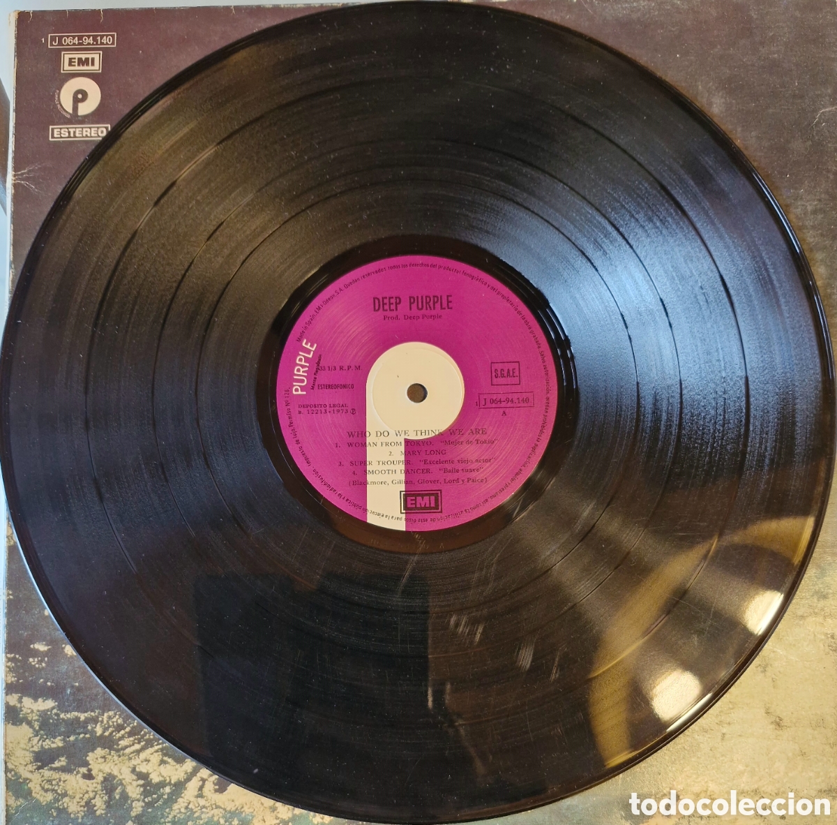 Discos de vinilo: DEEP PURPLE WHO DO WE THINK WE ARE LP - Foto 5