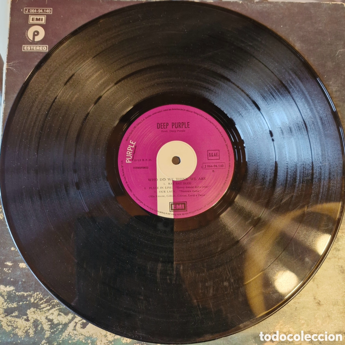 Discos de vinilo: DEEP PURPLE WHO DO WE THINK WE ARE LP - Foto 6