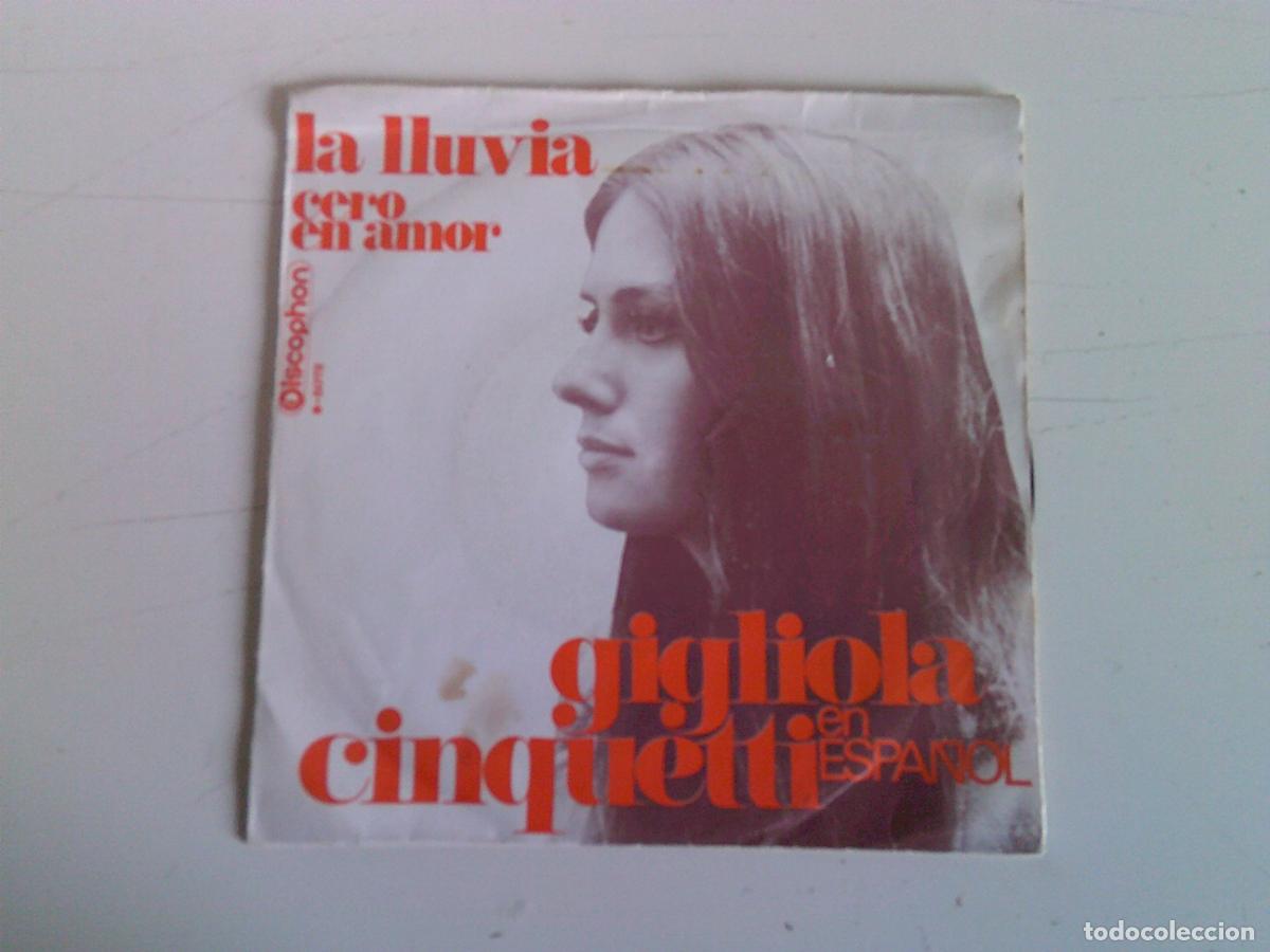 Discos de vinilo: Single Gigliola Cinquetti La lluvia - Foto 1