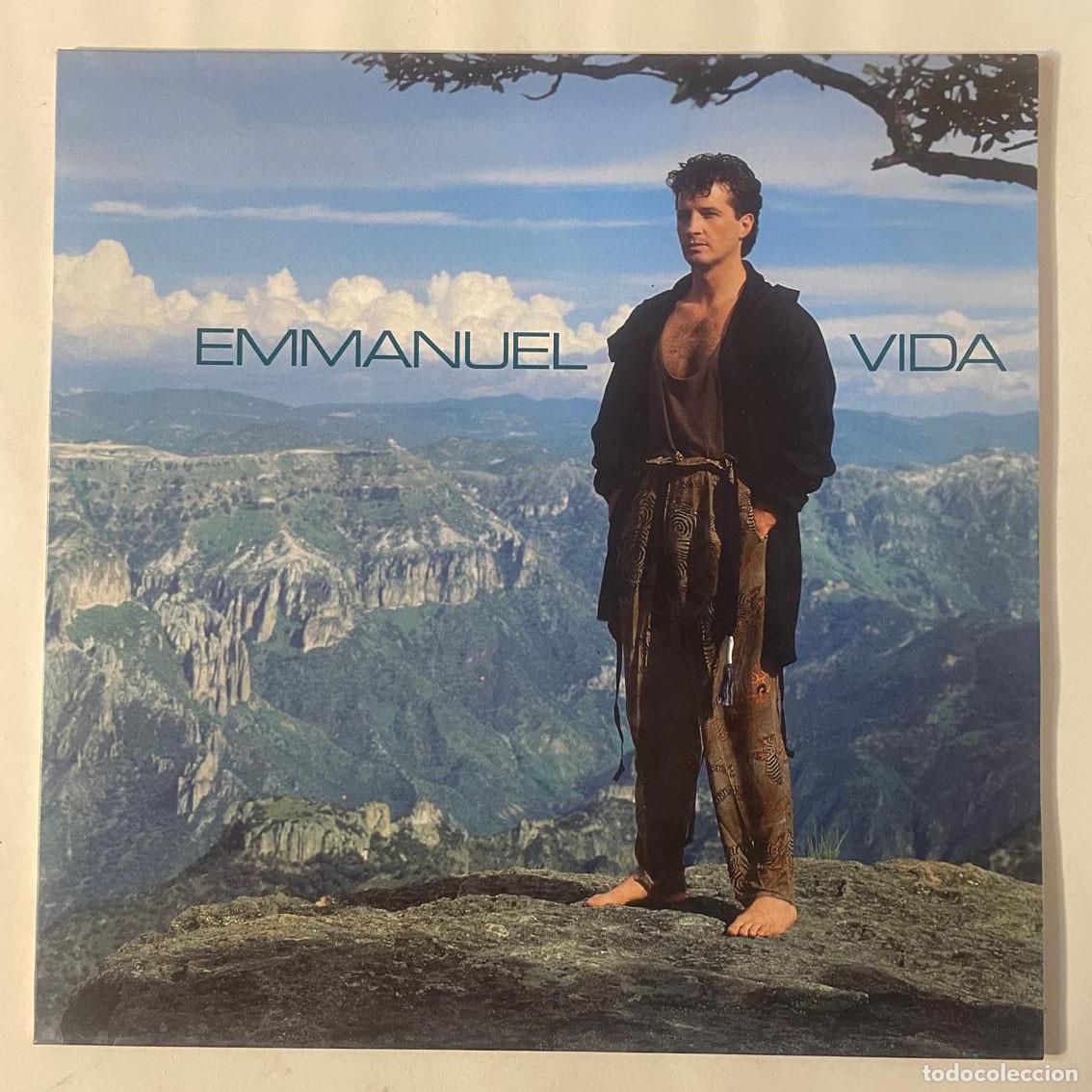 Discos de vinilo: EMMANUEL / VIDA / LP EPIC 1990 / ESPA&Ntilde;A - Foto 1