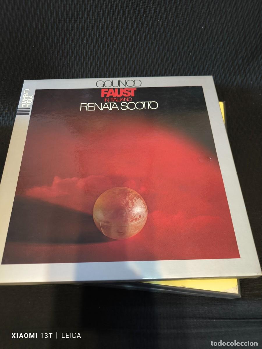 Discos de vinilo: FAUST RENATA SCOTTO GOUNOD - Foto 1
