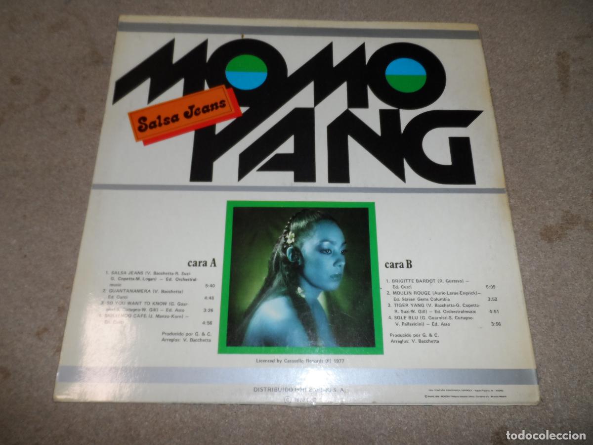 Discos de vinilo: Momo Yang - Salsa Jeans (SPAIN 1978) - Foto 2