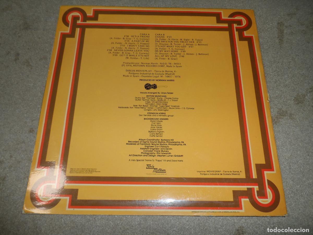 Discos de vinilo: Eddie Kendricks &ndash; Hes A Friend (SPAIN 1976) - Foto 2
