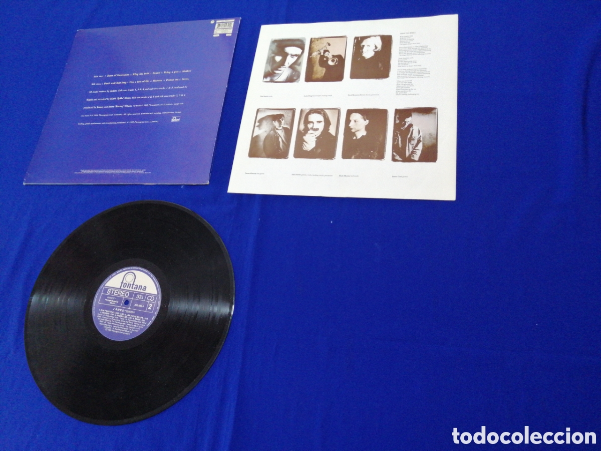 Discos de vinilo: JAMES - &rdquo; SEVEN&rdquo; 1991 - Foto 7