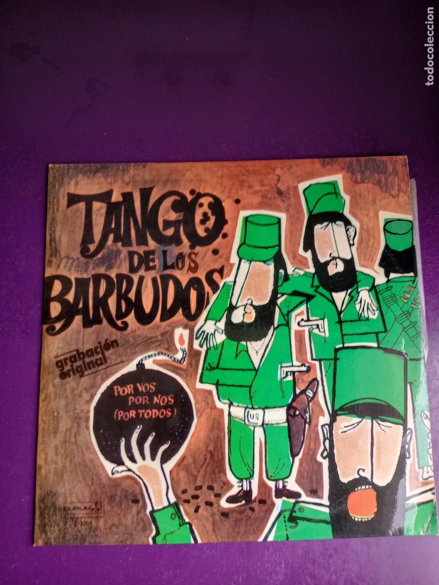 Discos de vinilo: TANGO DE LOS BARBUDOS - LP DURIUM 1978 - SIN USO - Foto 1