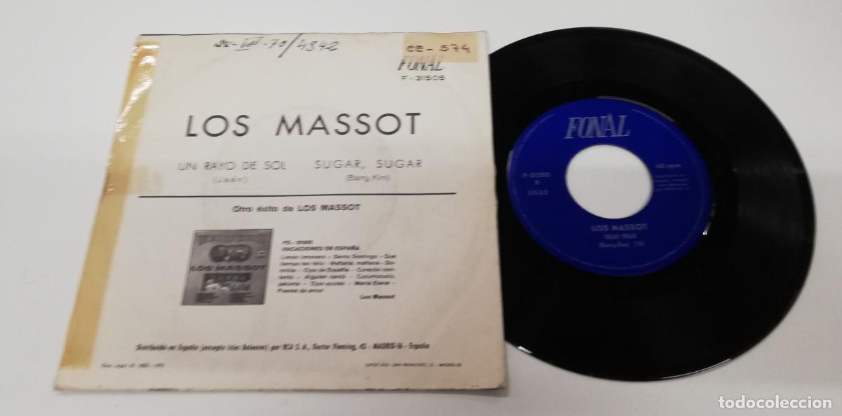 Discos de vinilo: SCO35-Los Massot - Un Rayo De Sol (7&rdquo;, Single) - Foto 2