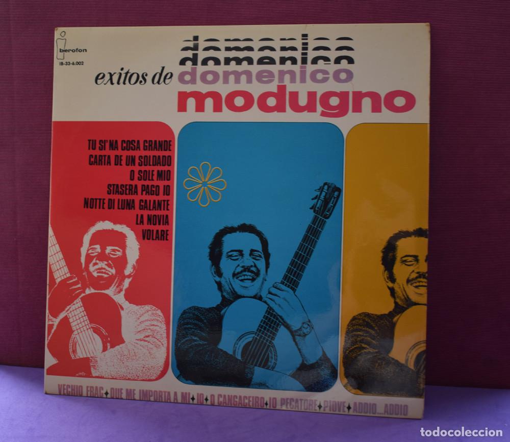 Discos de vinilo: EXITOS DE DOMENICO MODUGNO - LP FONIT ESPA&Ntilde;A 1965 - Foto 3