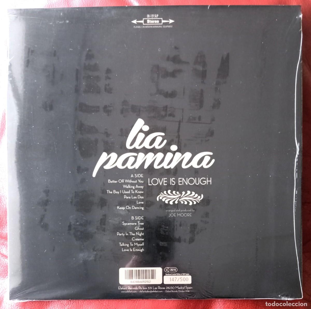 Discos de vinilo: LIA PAMINA - LOVE IS ENOUGH LP - Foto 2