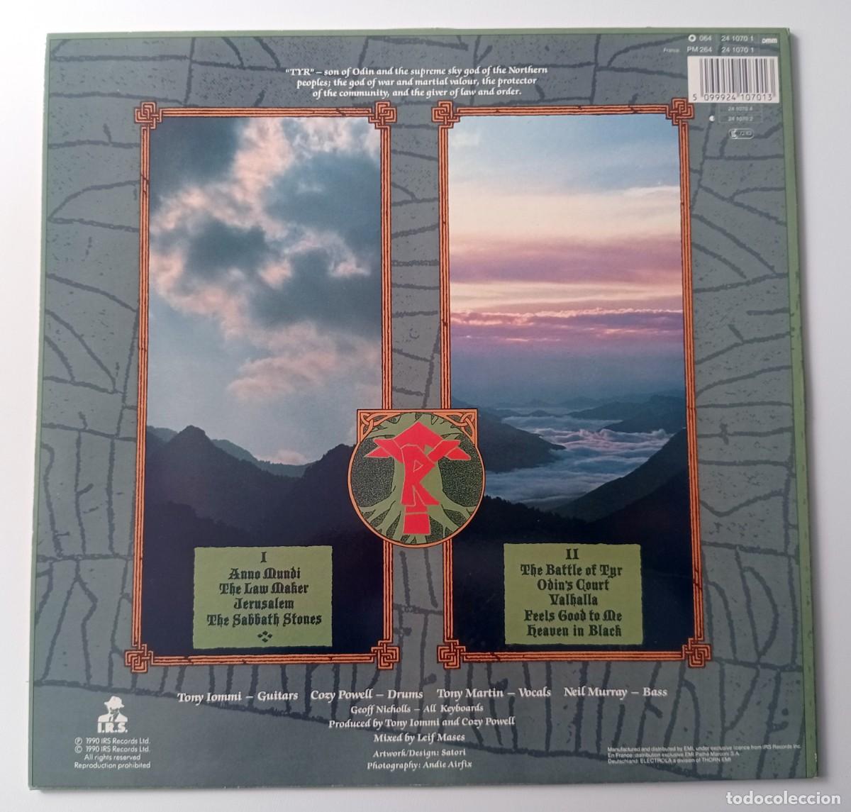 Discos de vinilo: LP BLACK SABBATH - TYR - Foto 2