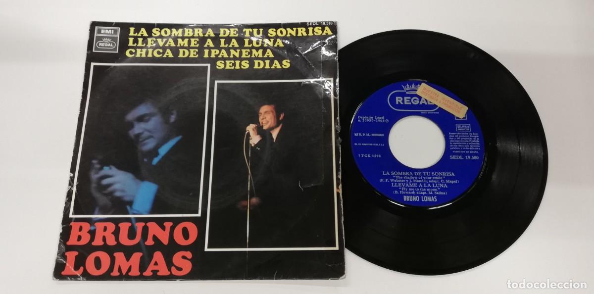 Discos de vinilo: SCO35-BRUNO LOMAS LA SOMBRA DE TU SONRISA (7&rdquo; ) - Foto 1