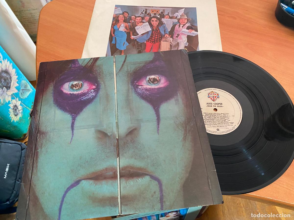 Discos de vinilo: ALICE COOPER (FROM THE INSIDE) LP ESPA&Ntilde;A 1978 (B-52) - Foto 1