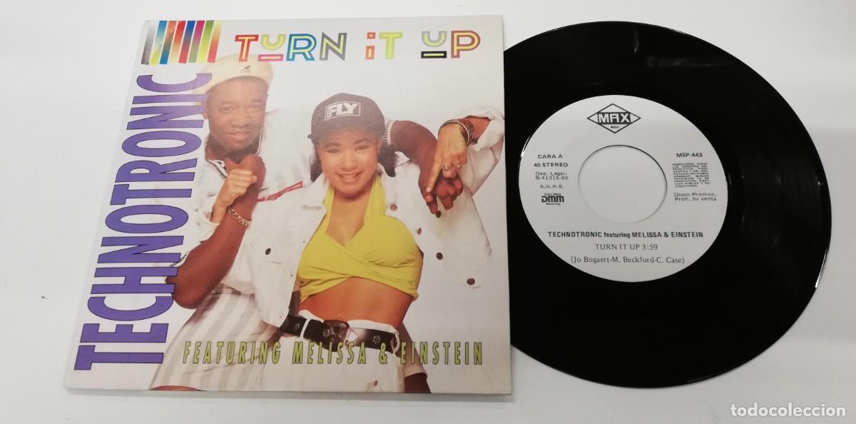 Discos de vinilo: SCO36-Technotronic - Turn It Up (7&rdquo;, Promo) - Foto 1